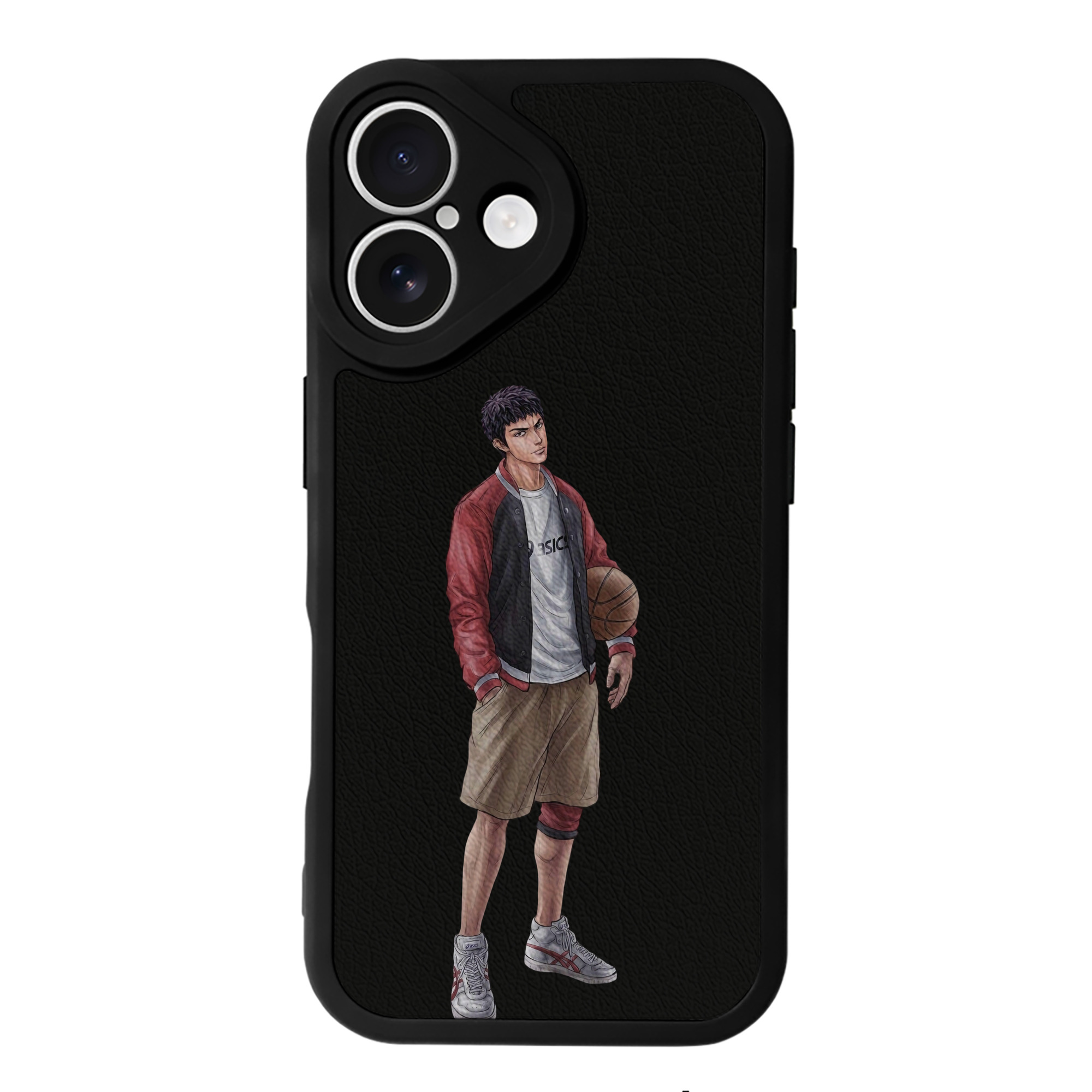（画像用） SLAM DUNK／スラムダンク 【iPhone 16シリーズ対応】シリコンスマホケース（レザー調） 材質：シリコン